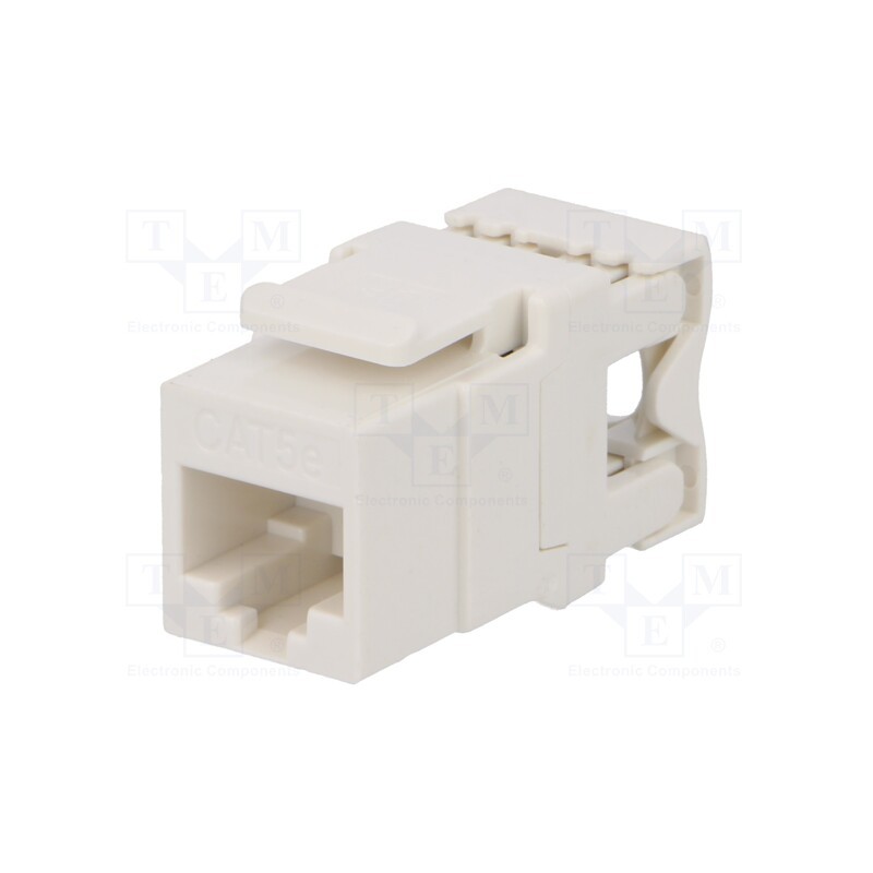 10 pcs : NK4006A - Socket, RJ45, PIN: 8, Cat: 5e, Keystone,unshielded, Layout: 8p8c
