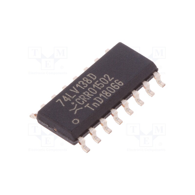 20 pcs : 74LV138D,112 - IC: digital, 3 to 8 line,decoder,demultiplexer,inverting, TTL