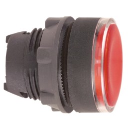 1 pcs - Schneider Electric Harmony XB5 Series Red Spring Return Push Button Head, 22mm Cutout, IP66, IP67, IP69K