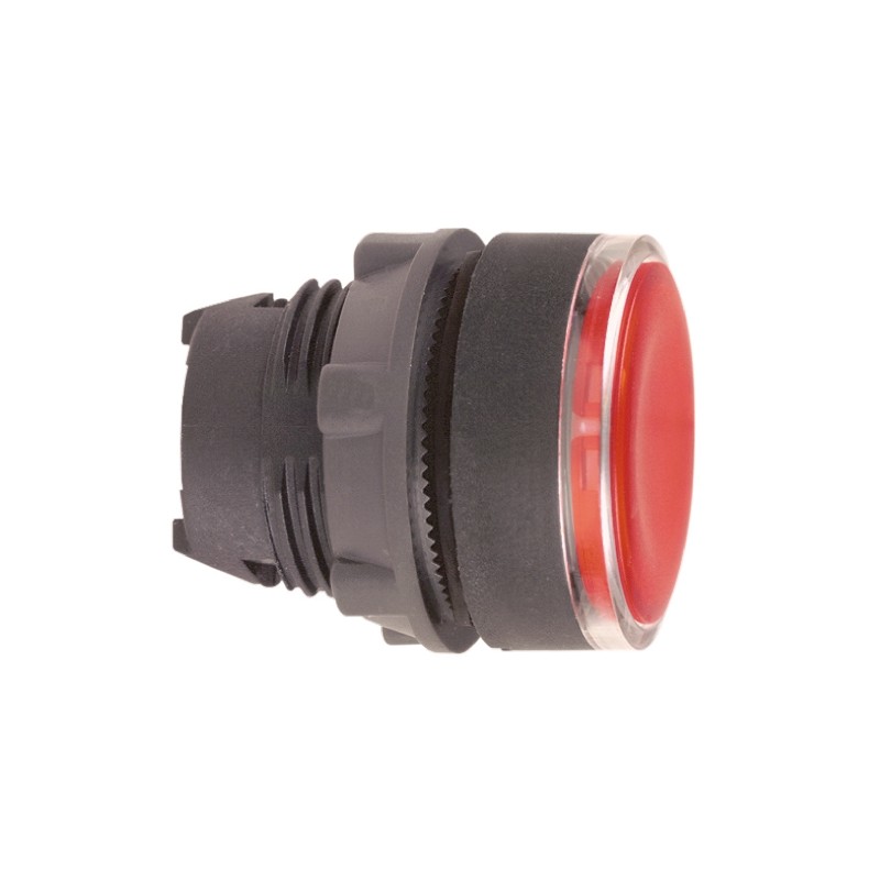 1 pcs - Schneider Electric Harmony XB5 Series Red Spring Return Push Button Head, 22mm Cutout, IP66, IP67, IP69K