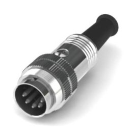 1 pcs - RS PRO 5 Pole M16 Din, 4A, 100 V IP40, Screw Lock, Male, Cable Mount