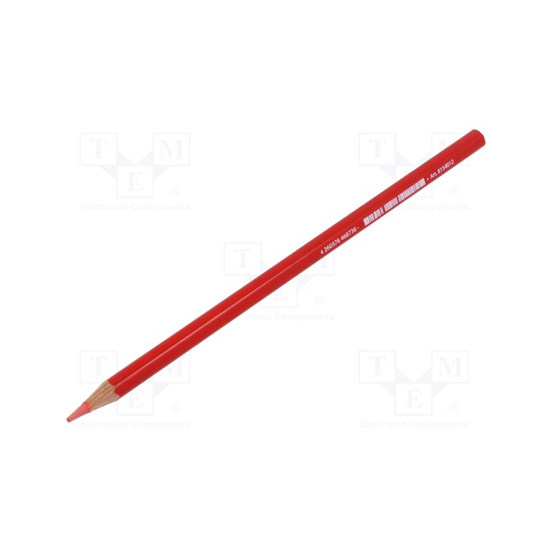 10 pcs : 8154012 - Pencil, red