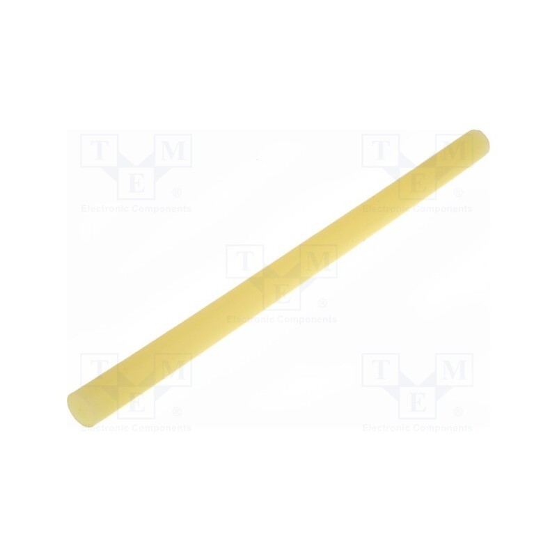 20 pcs : K 0220 DR ZOL - Hot melt glue, Ø: 11mm, transparent,yellow, L: 200mm, Bonding: 5÷8s