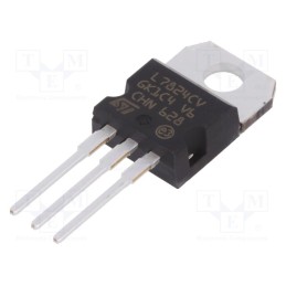 10 pcs : L7824CV-DG - IC: voltage regulator, linear,fixed, 24V, 1.5A, TO220AB, THT,