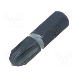 10 pcs : T4560 PH3 - Screwdriver bit, Phillips, PH3, Overall len: 25mm