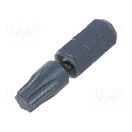 10 pcs : T4560 TX27 - Screwdriver bit, Torx®, TX27, Overall len: 25mm