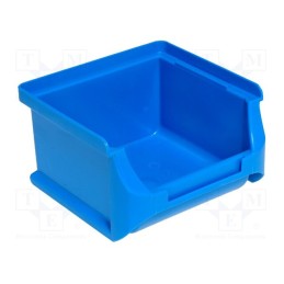 10 pcs : 456212 - Container: cuvette, plastic, blue, 102x100x60mm, ProfiPlus Box 1