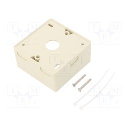 10 pcs : NP0222 - Socket, case, white, surface-mounted