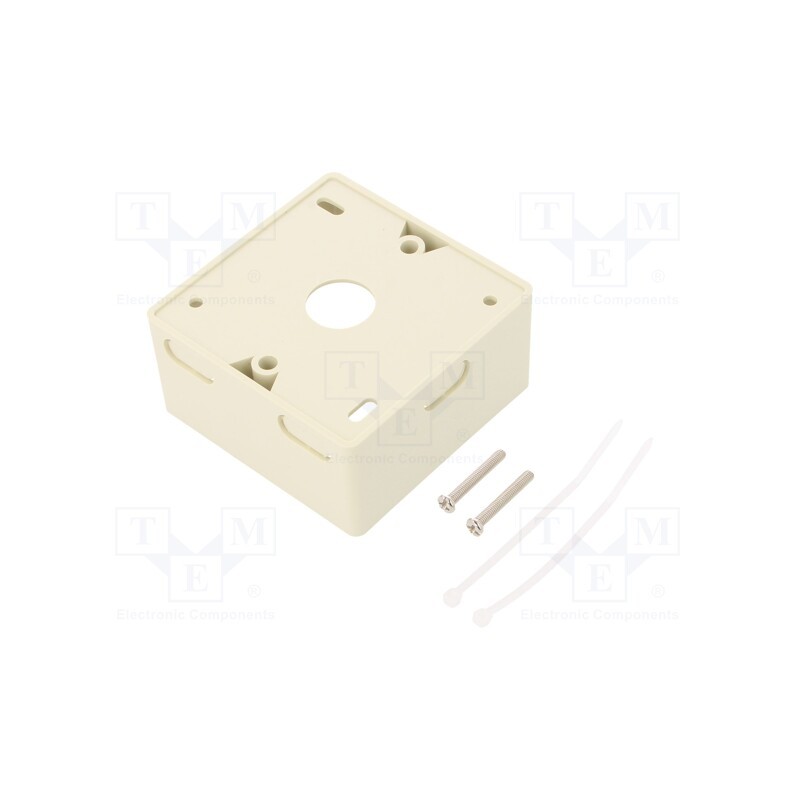 10 pcs : NP0222 - Socket, case, white, surface-mounted