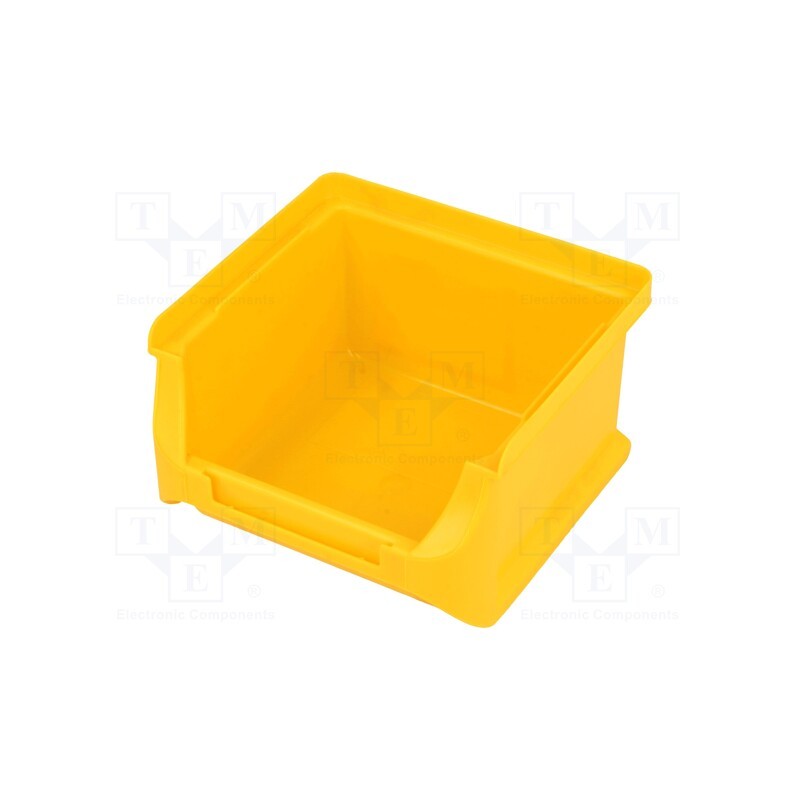 10 pcs : W-456202 - Container: cuvette, plastic, yellow, 102x100x60mm