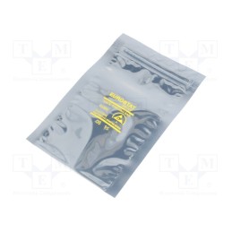 50 pcs : 20-872-0305 - Protection bag, ESD, L: 127mm, W: 76mm, Thk: 76um, Closing: self-seal