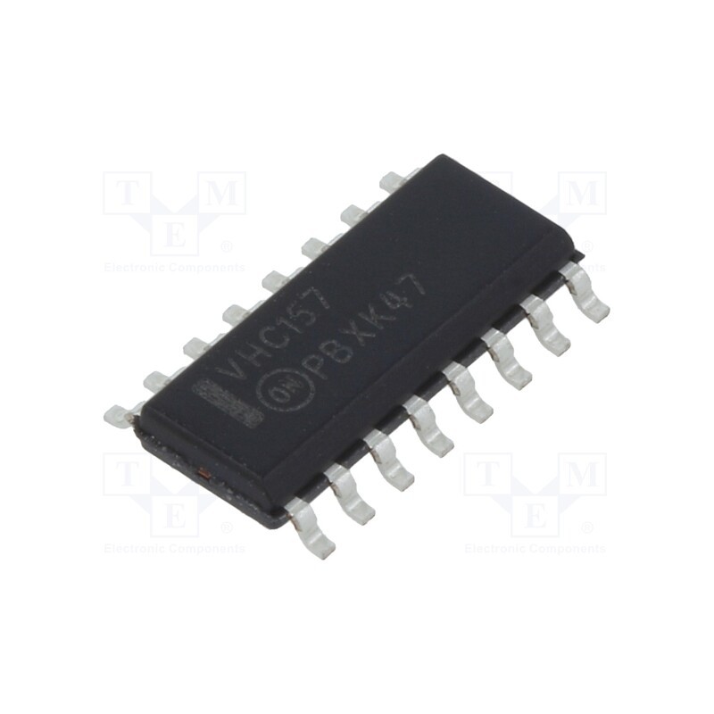 10 pcs : 74VHC157M - IC: digital, multiplexer, Ch: 4, SMD, SO16, VHC, 2÷5.5VDC, , 40uA