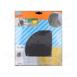 10 pcs : T.11 - Cleaning cloth: sandpaper, Granularity: 240, 230x280mm