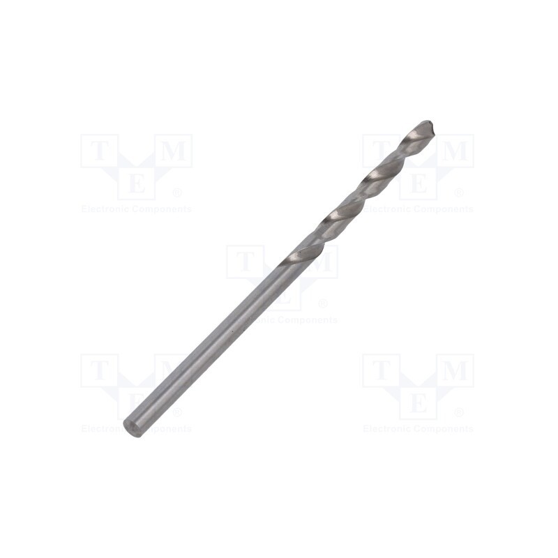 20 pcs : 77025 - Drill bit, for metal, Ø: 2.5mm, L: 57mm, Working part len: 30mm
