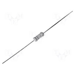 50 pcs : MOR02SJ018KA10 - Resistor: metal oxide, THT, 180mΩ, 2W, ±5%, Ø5x12mm, axial