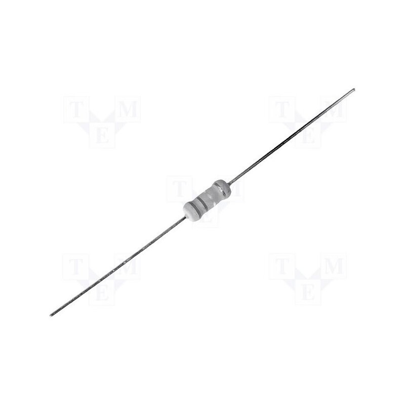 50 pcs : MOR02SJ018KA10 - Resistor: metal oxide, THT, 180mΩ, 2W, ±5%, Ø5x12mm, axial