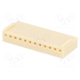 50 pcs : NS25-G12 - Plug, wire-board, female, NS25, 2.54mm, PIN: 12, w/o contacts, 250V