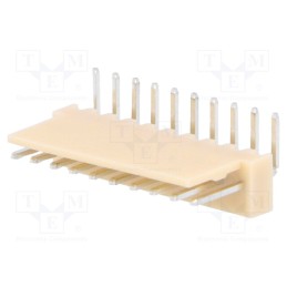 50 pcs : NS25-W10K - Socket, wire-board, male, NS25, 2.54mm, PIN: 10, THT, 250V, 3A, tinned