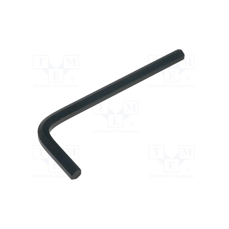 10 pcs : T4411 05 - Wrench, hex key, HEX 5mm, Overall len: 80mm, Chrom-vanadium steel