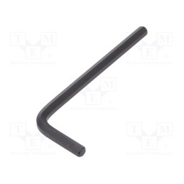 10 pcs : T4411 045 - Wrench, hex key, HEX 4,5mm, Overall len: 75mm