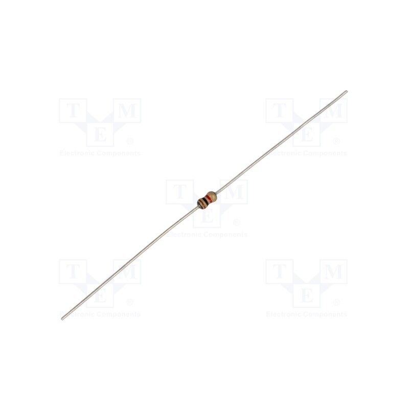 500 pcs : CFR0W8J0102A50 - Resistor: carbon film, THT, 1kΩ, 0.125W, ±5%, Ø1.85x3.5mm, axial