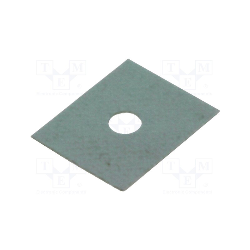 10 pcs : WK 126 - Heat transfer pad: silicone, TO126, 0.45K/W, L: 11mm, W: 9mm, 6.5kV