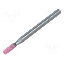 10 pcs : MA.001 - Grindingstone, Ø: 2mm, Ø: 3mm, Tip mat: aluminium oxide