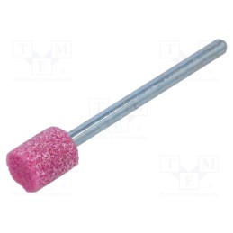 10 pcs : MA.006 - Grindingstone, Ø: 8mm, Ø: 3mm, Tip mat: aluminium oxide