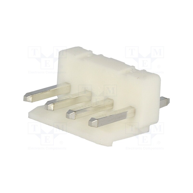 20 pcs : NS39-W4P - Socket, wire-board, male, NS39, 3.96mm, PIN: 4, THT, 250V, 7A, tinned