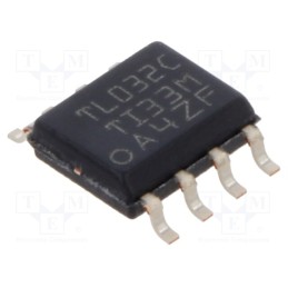 10 pcs : TL032CDR - IC: operational amplifier, 1.1MHz, Ch: 2, SO8, ±5÷15VDC,10÷30VDC