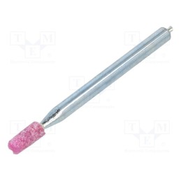 10 pcs : MA.002 - Grindingstone, Ø: 3mm, Ø: 3mm, Tip mat: aluminium oxide