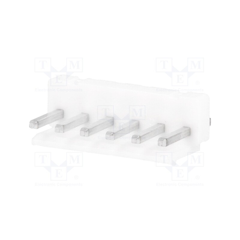 20 pcs : NS39-W6P - Socket, wire-board, male, NS39, 3.96mm, PIN: 6, THT, 250V, 7A, tinned
