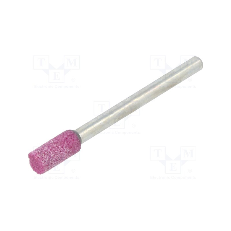 10 pcs : MA.004 - Grindingstone, Ø: 5mm, Ø: 3mm, Tip mat: aluminium oxide