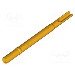 10 pcs : KS-001 30 G - Test probe socket, Contact plating: gold-plated, soldered