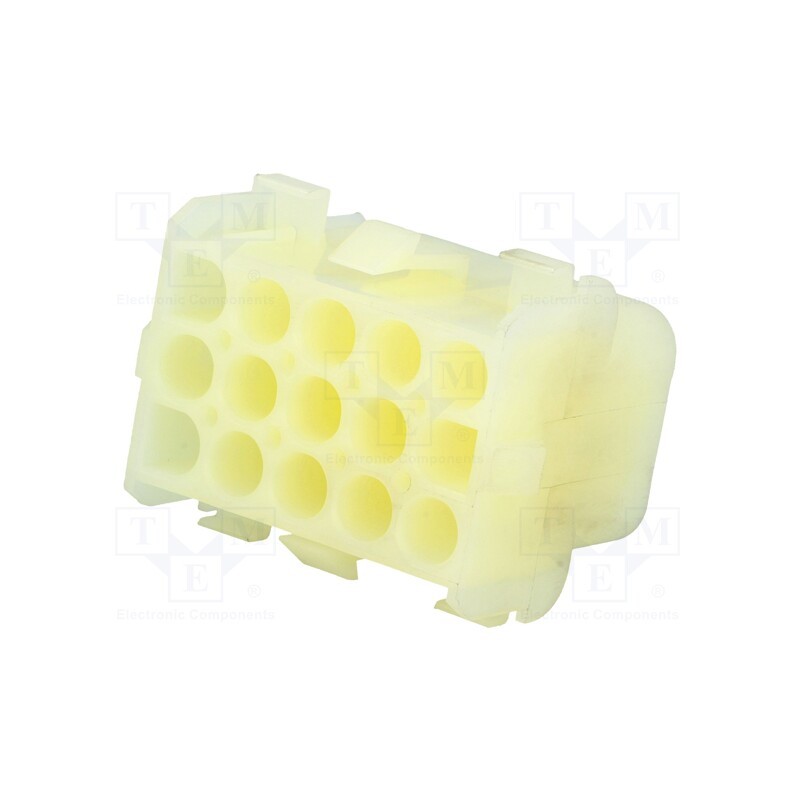 20 pcs : NSLG-3X5 - Plug/socket, wire-wire, male/female, NLS, 6.35mm, PIN: 15, UL94V-2