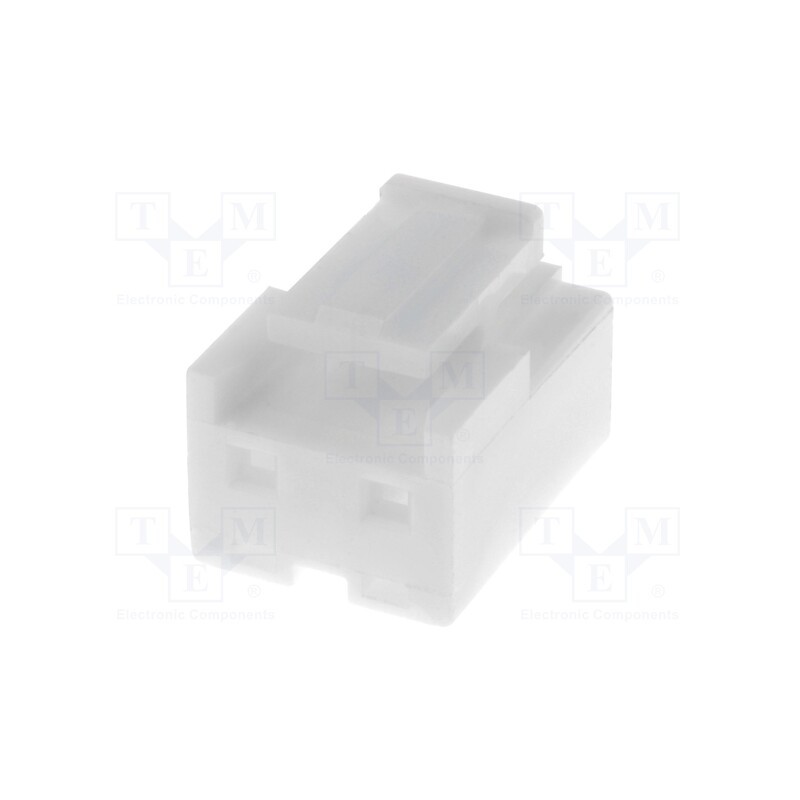 20 pcs : NVR-02 - Plug, wire-board, female, 5mm, PIN: 2, white, Type: w/o contacts