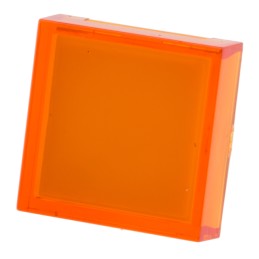 1 pcs - RS PRO Orange Square Push Button Lens for Use with ADA16 Series