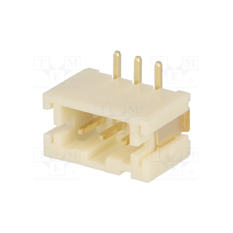 10 pcs : NXW-03SMD - Socket, wire-board, male, 2mm, PIN: 3, SMT, 1A, tinned, -25÷85°C, 100V