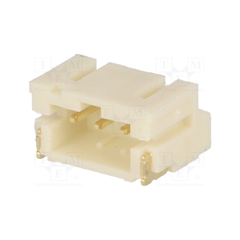 10 pcs : NXW-03SMDK - Socket, wire-board, male, 2mm, PIN: 3, SMT, 1A, tinned, -25÷85°C, 100V