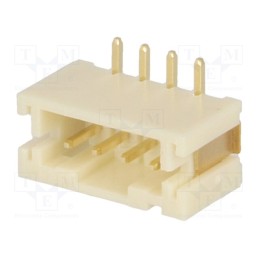 10 pcs : NXW-04SMD - Socket, wire-board, male, 2mm, PIN: 4, SMT, 1A, tinned, -25÷85°C, 100V