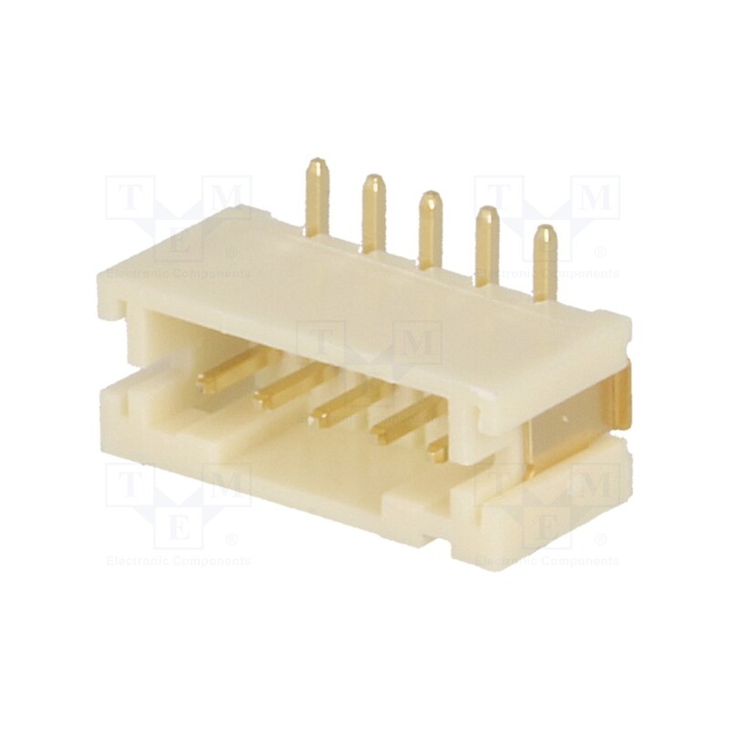 10 pcs : NXW-05SMD - Socket, wire-board, male, 2mm, PIN: 5, SMT, 1A, tinned, -25÷85°C, 100V