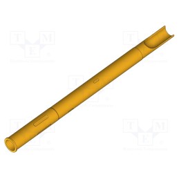 10 pcs : KS-112 30 - Test probe socket, Contact plating: gold-plated, KS-112, 30mm