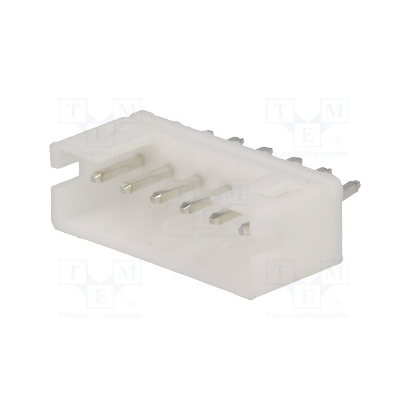 50 pcs : NXW-06 - Socket, wire-board, male, 2mm, PIN: 6, THT, 1A, tinned, -25÷85°C, 100V