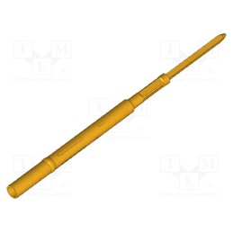 10 pcs : KS-002 47 G - Test probe socket, Contact plating: gold-plated, KS-002, 33.5mm