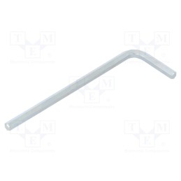 20 pcs : 16204 - Wrench, hex key, HEX 3mm, Overall len: 63mm, Chrom-vanadium steel