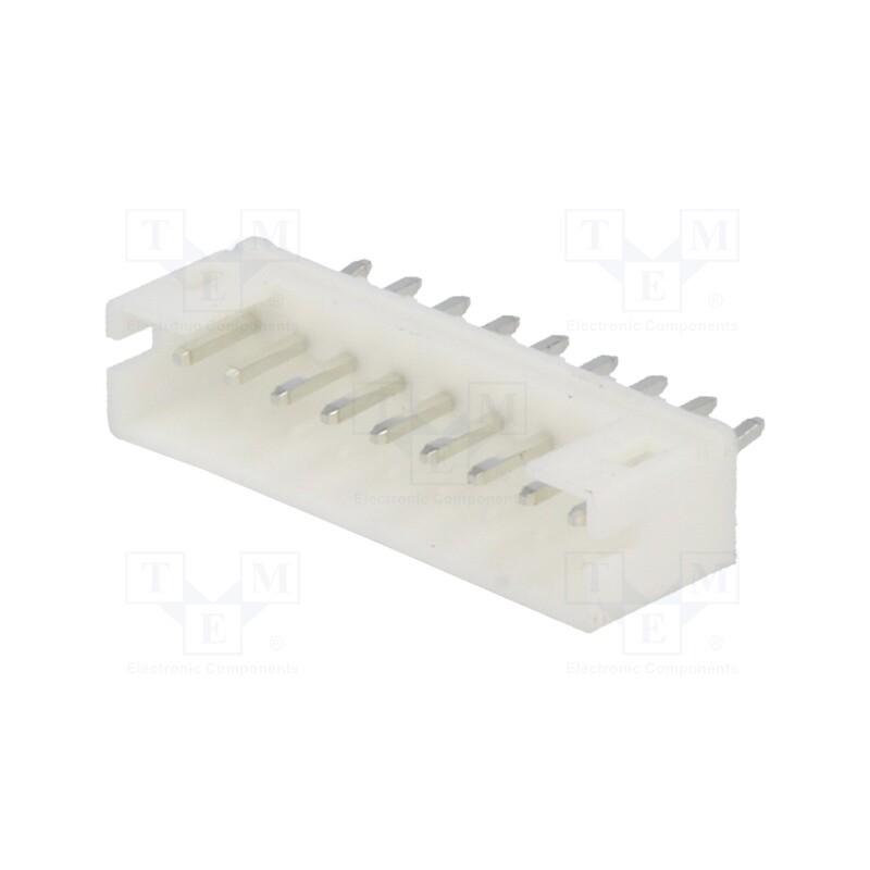 50 pcs : NXW-09 - Socket, wire-board, male, 2mm, PIN: 9, THT, 1A, tinned, -25÷85°C, 100V