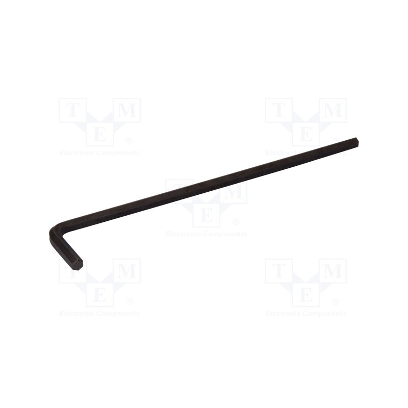 10 pcs : 45811 - Wrench, hex key, HEX 2mm, Overall len: 102mm, steel, long