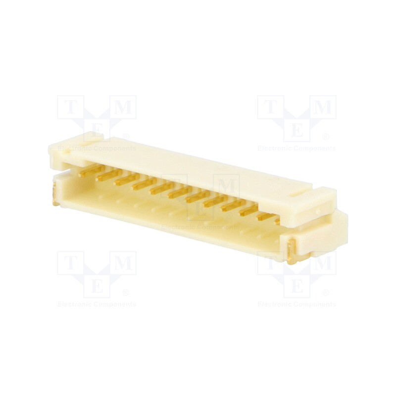 10 pcs : NXW-12SMDK - Socket, wire-board, male, 2mm, PIN: 12, SMT, 1A, tinned, -25÷85°C