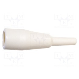 10 pcs : BU-29-9 - Insulator, 5kV, white, PVC, 89mm, BU-27
