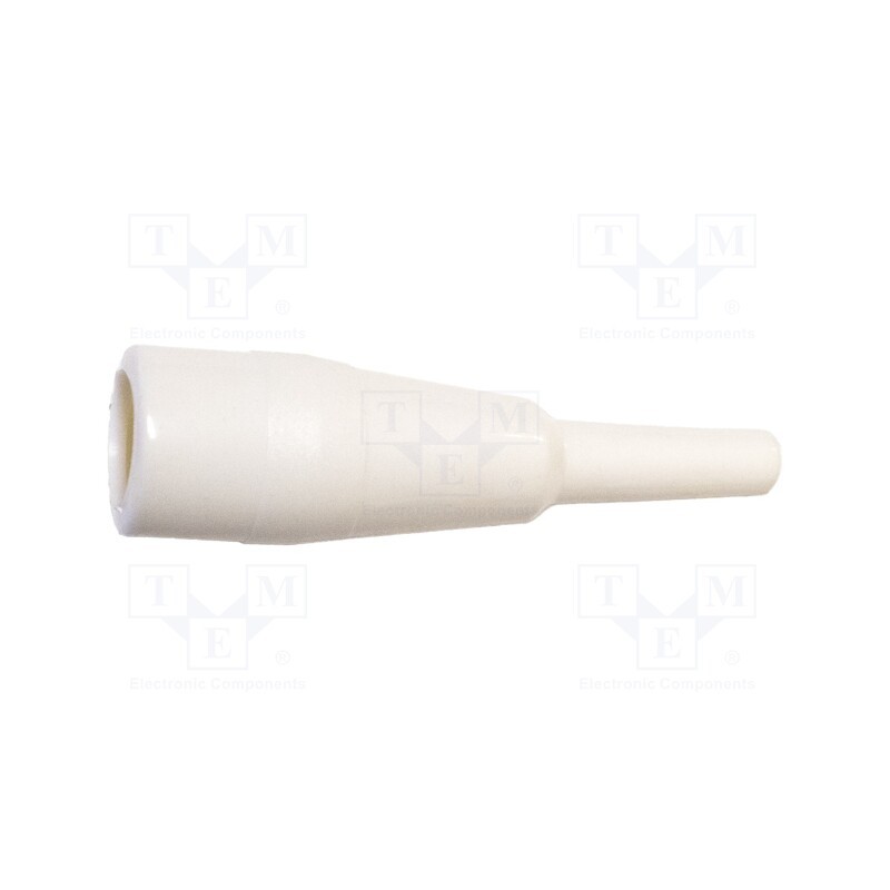 10 pcs : BU-29-9 - Insulator, 5kV, white, PVC, 89mm, BU-27